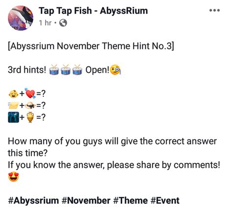 [Abyssrium November Theme Hint 